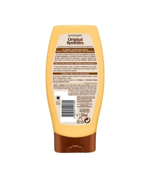 GARNIER Acondicionador Aceite De Aguacate Y Manteca De Karite 250 Ml| Acondicionadores
