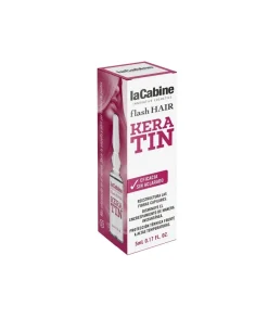 LA CABINE Ampollas Capilar Flash Hair Keratin 1 Ud| Aceites Y Tratamiento Capilar