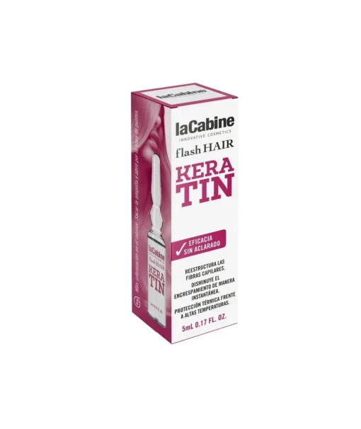 LA CABINE Ampollas Capilar Flash Hair Keratin 1 Ud| Aceites Y Tratamiento Capilar