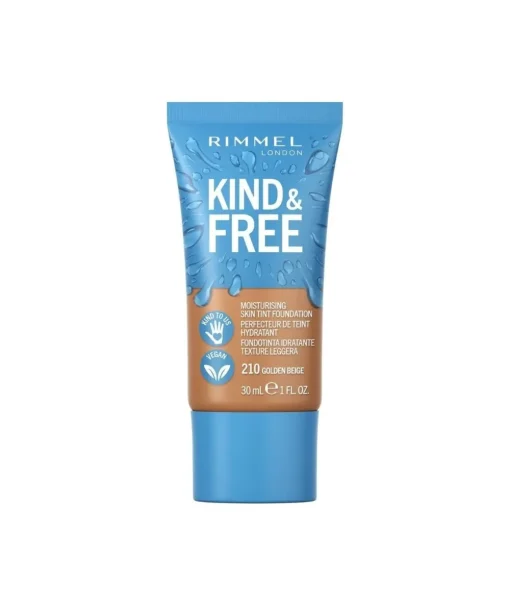 RIMMEL Base Kind & Free Moisturising Skin Tint 210| Bases Y Fondos Maquillaje