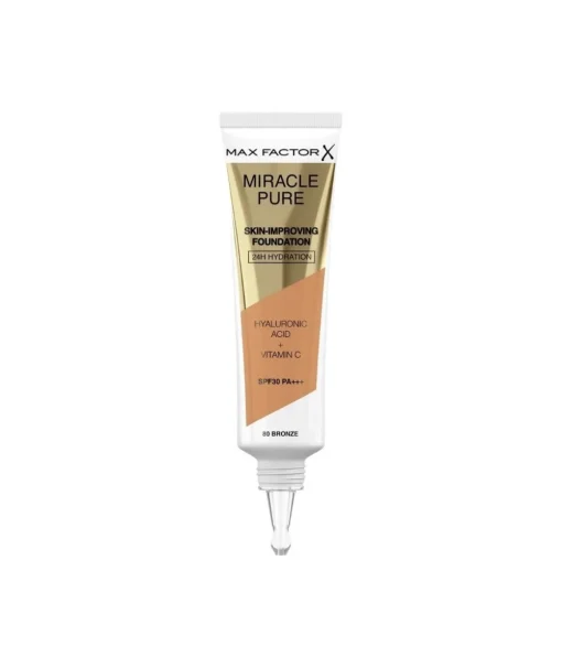 MAX FACTOR Base Miracle Pure Foundation 80| Bases Y Fondos Maquillaje