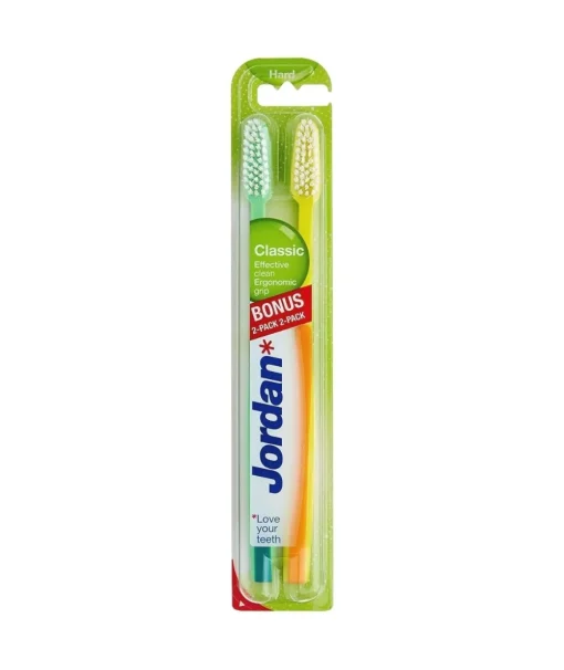 JORDAN Cepillo Dental Duplo Duro| Cepillos