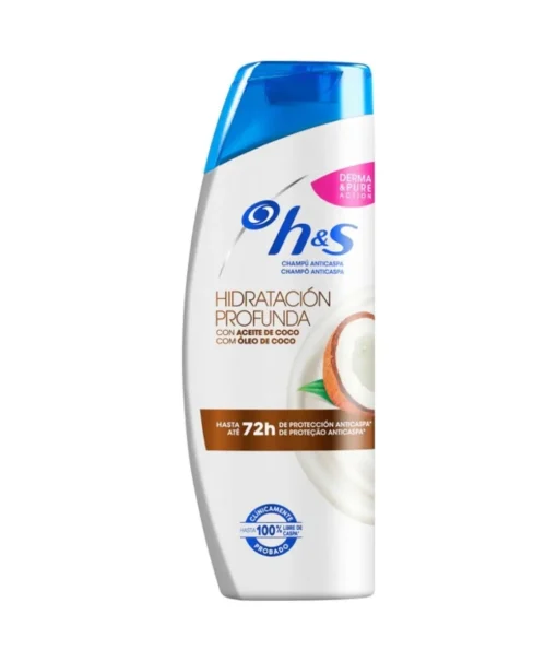 H & S Champú Hidratacion Profunda Coco 340 Ml| Champú