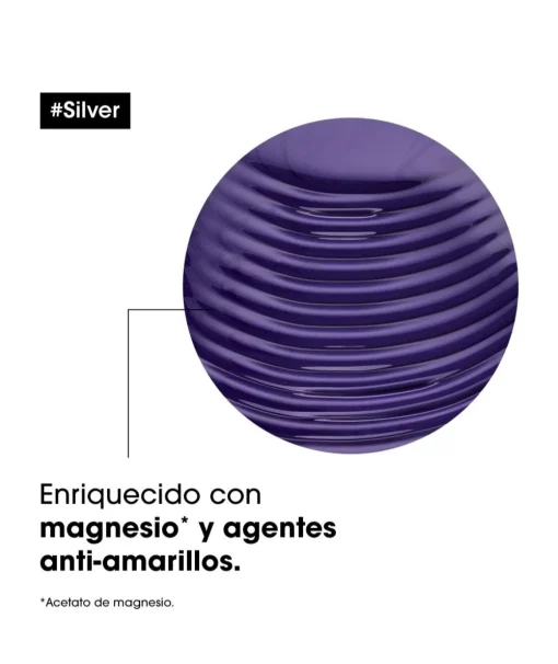 L'OREAL EXPERT PROF. Champú Silver Cabellos Blancos 300 Ml| Champú