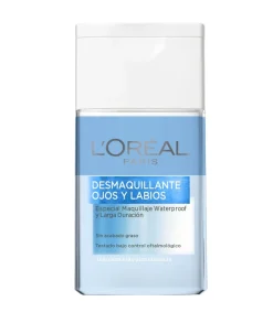 L'OREAL DERMO Desmaquillante Ojos Y Labios - Waterproof Y Larga Duracion 125Ml| Limpiadoras / Desmaquillantes