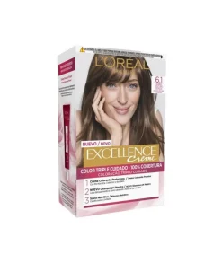 L'OREAL TINTE EXCELLENCE Excellence Creme Tinte 6.1 Rubio Oscuro Ceniza| Tinte Permanente