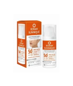 ECRAN SUN Fluido Protector Antimanchas Cara Y Escote Spf50+ 50 Ml| Spray Solar