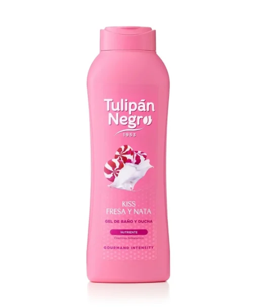 TULIPAN NEGRO Gel De Baño Fresa Y Nata 720 Ml| Geles De Baño