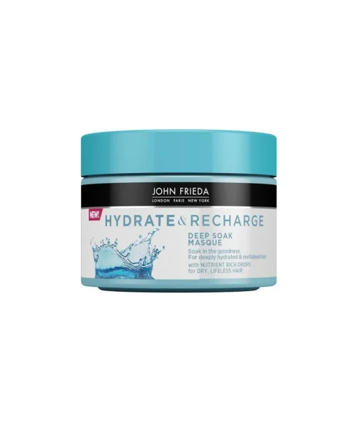 JOHN FRIEDA Hidrate & Recharge Mascarilla 250 Ml| Mascarilla Capilar