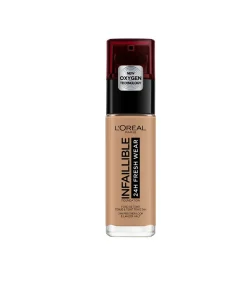 L'OREAL COLOR Infalible 24H Fresh Wear Base De Maquillaje Tono 300 Ambre Pieles Medias A Oscuras| Bases Y Fondos Maquillaje