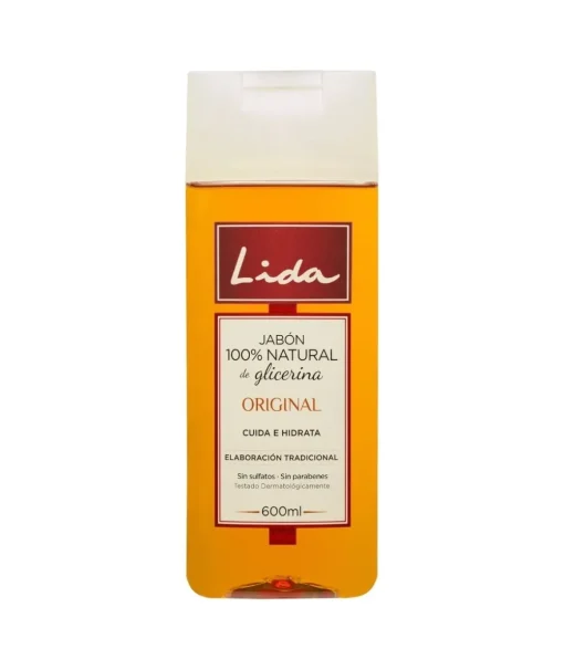 LIDA Jabón Liquido Con Glicerina 600 Ml| Geles De Baño