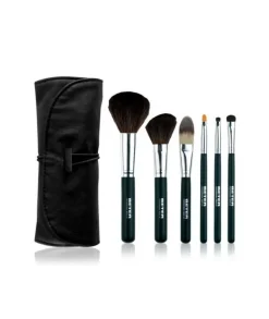 BETER LINEA ROSA Kit Manta Con 6 Brochas Profesionales De Maquillaje| Brochas Y Pinceles