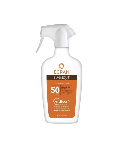 ECRAN SUN Leche Protectora Solar Con Viteox Spf50 270 Ml| Crema Solar