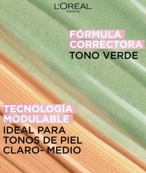 L'OREAL COLOR Magic Cc Cream 5 En 1 Verde Anti-Rojeces| Bases Y Fondos Maquillaje
