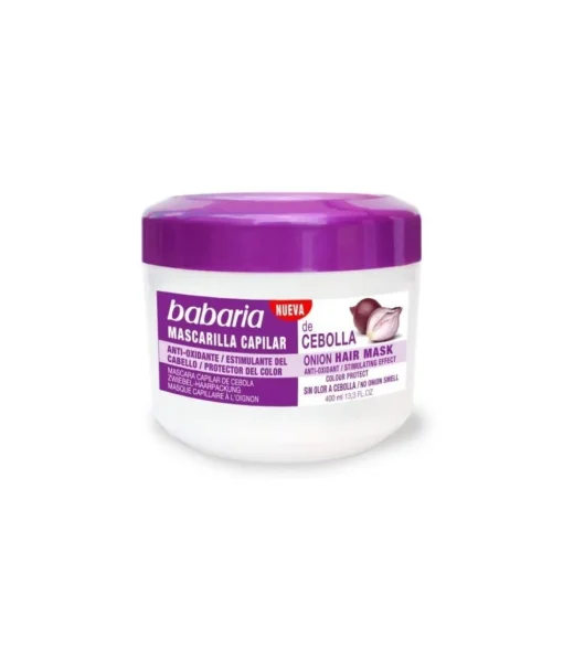 BABARIA Mascarilla Cebolla 400 Ml| Mascarilla Capilar