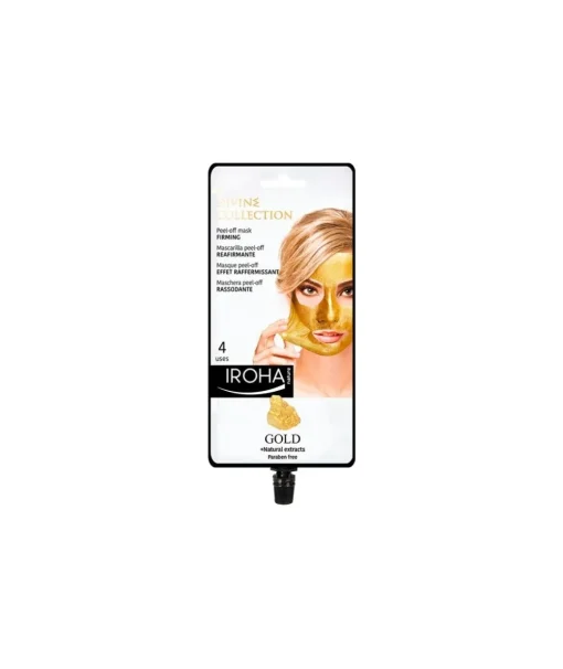 IROHA NATURE Mascarilla Facial Peel-Off Oro 24K Reafirmante| Mascarillas Faciales