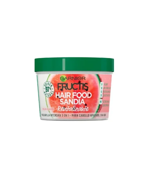 FRUCTIS Mascarilla Hair Food Sandia 3 En 1 390 Ml| Mascarilla Capilar