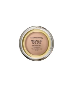 MAX FACTOR Miracle Touch Foundation Tono 45 Warm Almond| Bases Y Fondos Maquillaje