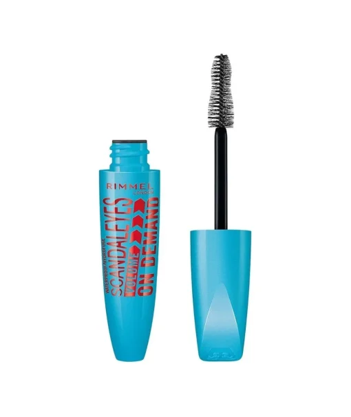 RIMMEL Máscara Scandaleyes Volume On Demand Waterproof Tono 001| Máscara Pestañas