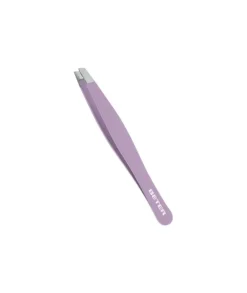 BETER LINEA ROSA Pinza De Depilar Punta Oblicua Soft Touch 9.3 Cm| Utensilios Ojos Y Cejas