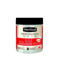 HERBAL Profesional Care Mascarilla Sos Total Repair 500 Ml| Mascarilla Capilar