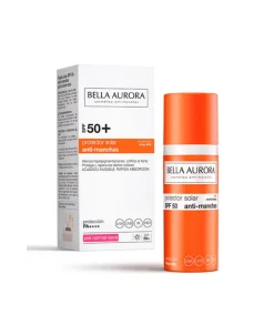 BELLA AURORA Protector Solar Anti-Manchas Spf50+ Piel Normal-Seca 50 Ml| Antimanchas Faciales