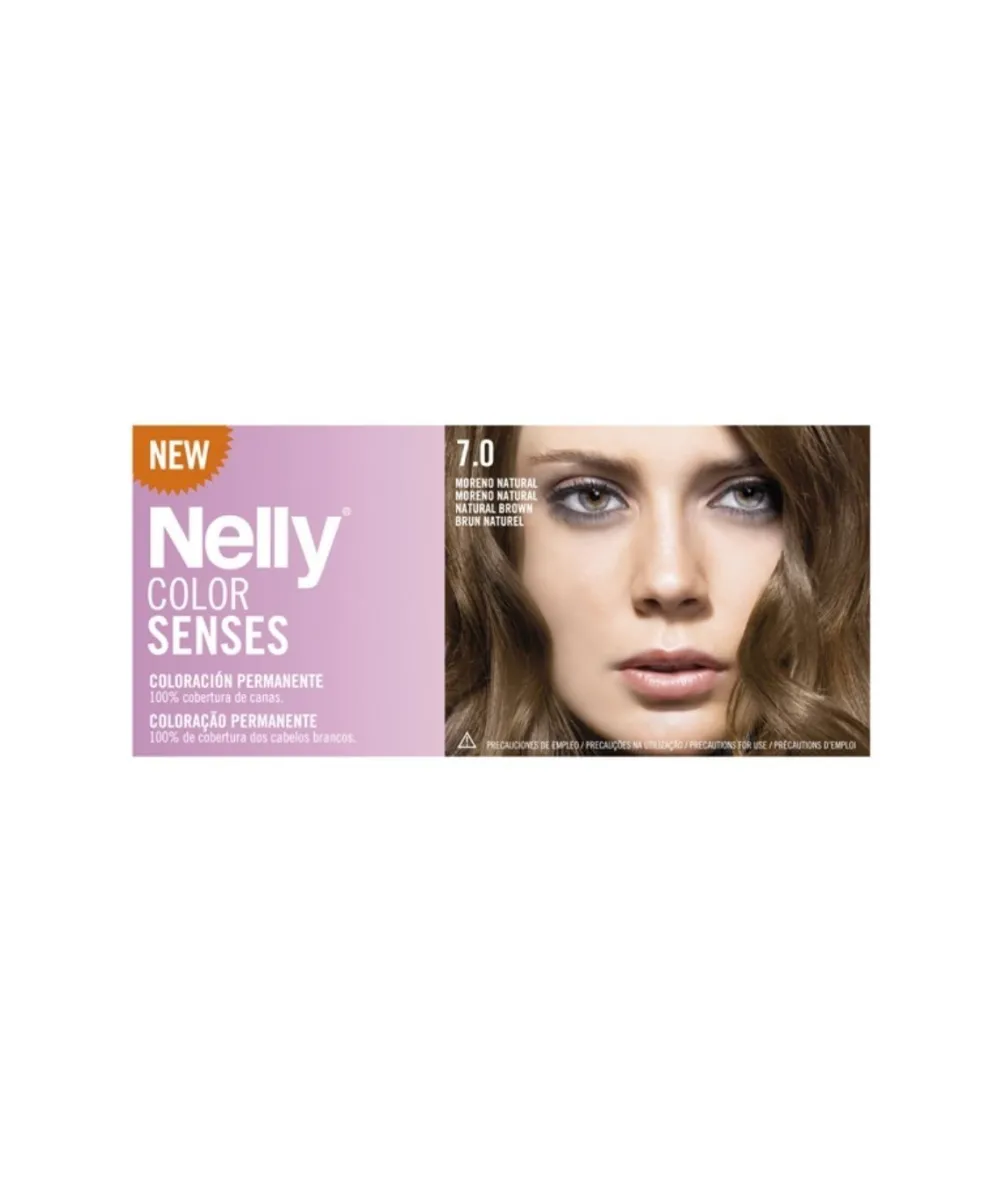 NELLY Tinte Color Senses 7.0 Rubio Medio| Tinte Permanente