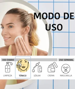 IROHA NATURE Tónico Exfoliante Discos Pina 10 Und.| Tónico Facial