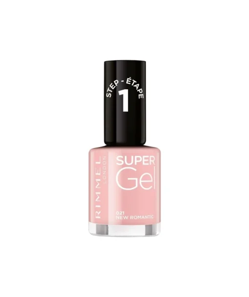 RIMMEL Uñas Super Gel Kate 021 Rosa New Romantic| Esmalte Uñas